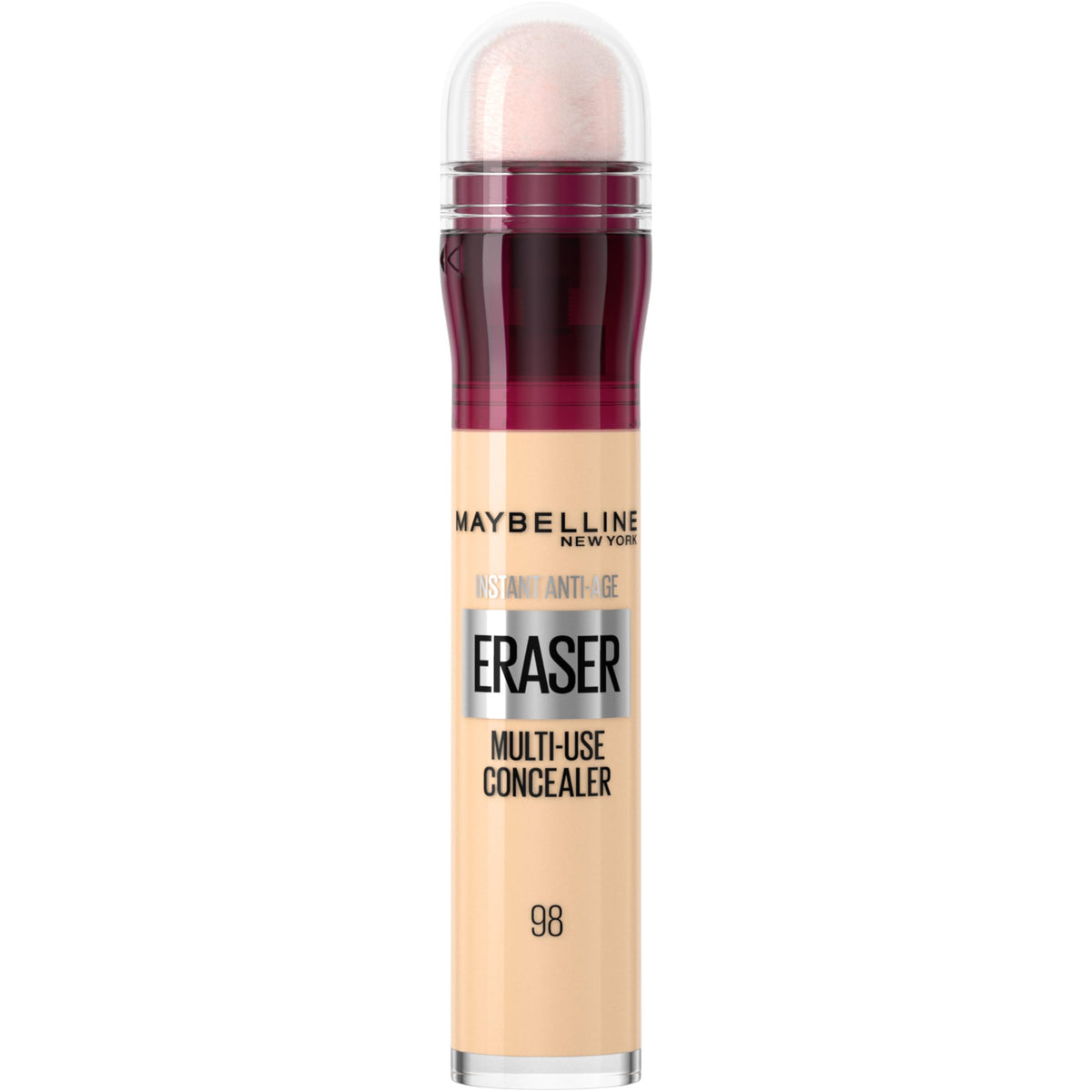 Maybelline Instant Age Rewind Eraser bottle enables quick, crease-resistant concealing.