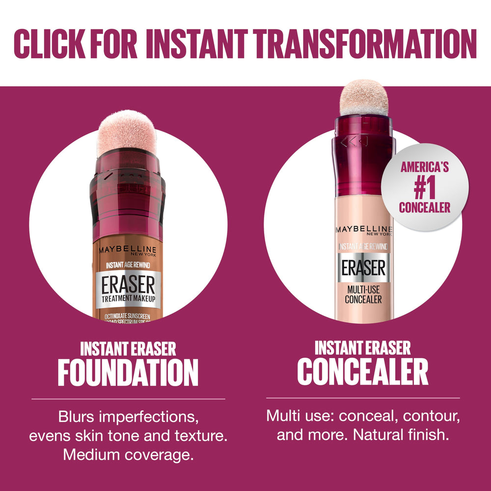Maybelline Instant Age Rewind Eraser packaging variation note