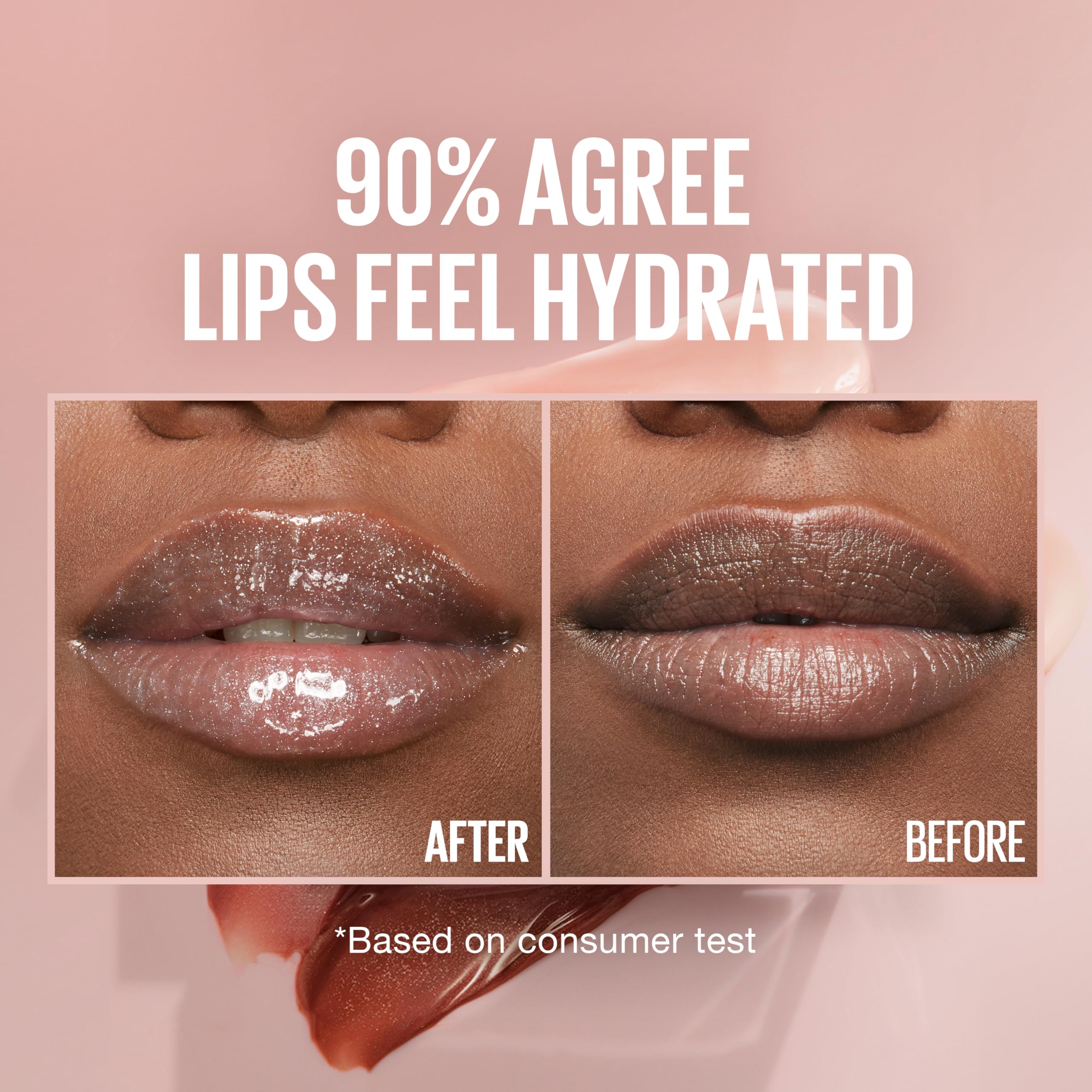 Maybelline Lifter Gloss applicator demonstrates easy, one-swipe lip shine.