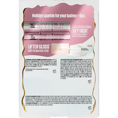 Maybelline Space Diamond glitter mascara bottle adds sparkle for festive looks.