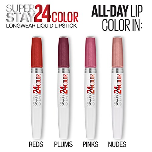 Maybelline Super Stay 24 shade improves edge definition and pigment.