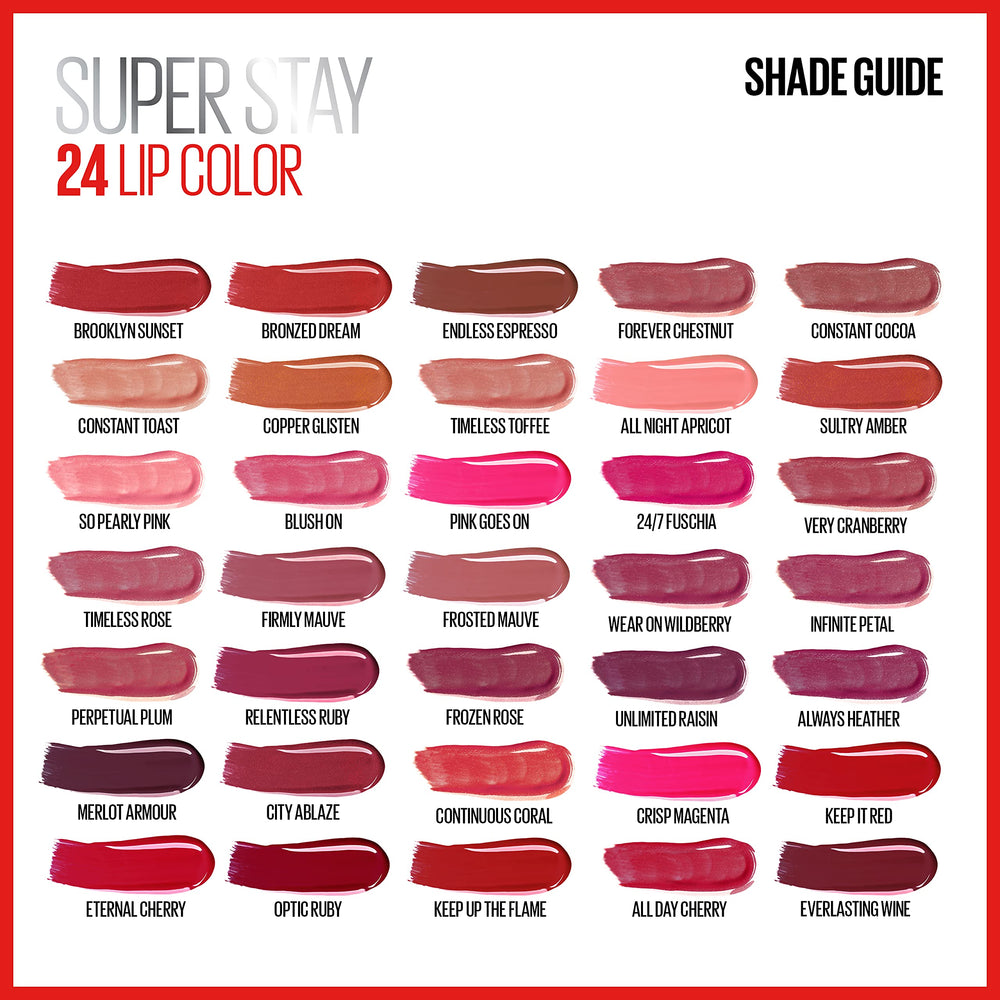 Maybelline Super Stay 24 Micro Flex formula delivers comfortable wear.