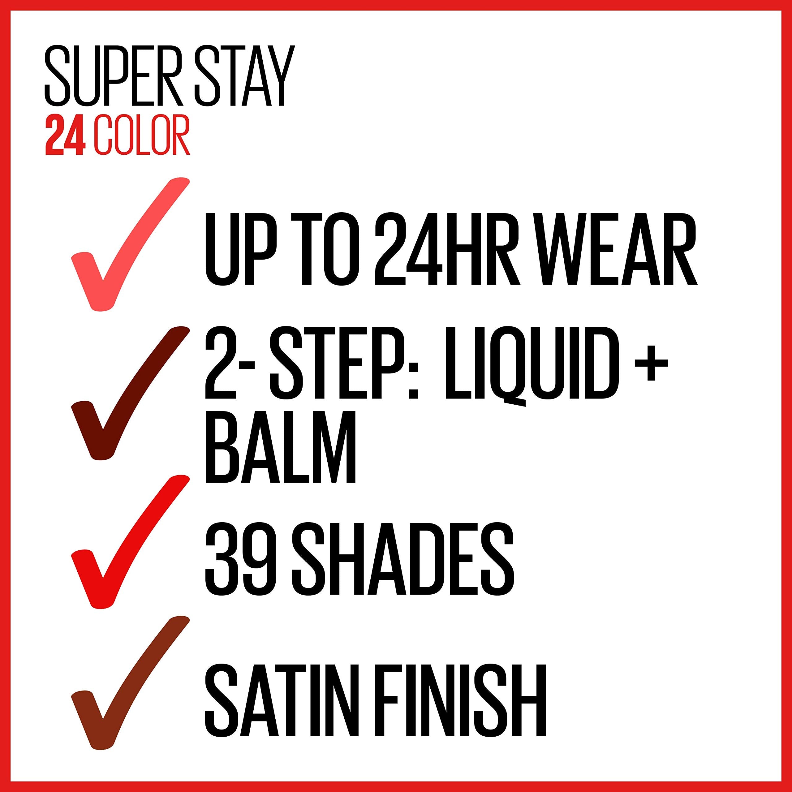 Maybelline Super Stay 24 moisturizing balm locks in hydration.