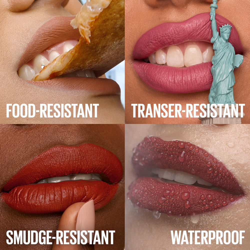 Maybelline Spiced edition packaging evokes NYC energy with warm tones.