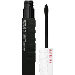 Maybelline SuperStay Matte Ink Thrill Seeker bottle with long-lasting color.