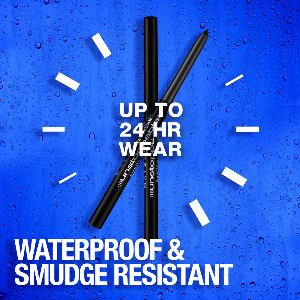 Maybelline Unstoppable Espresso waterproof formula resists smudging in humidity.
