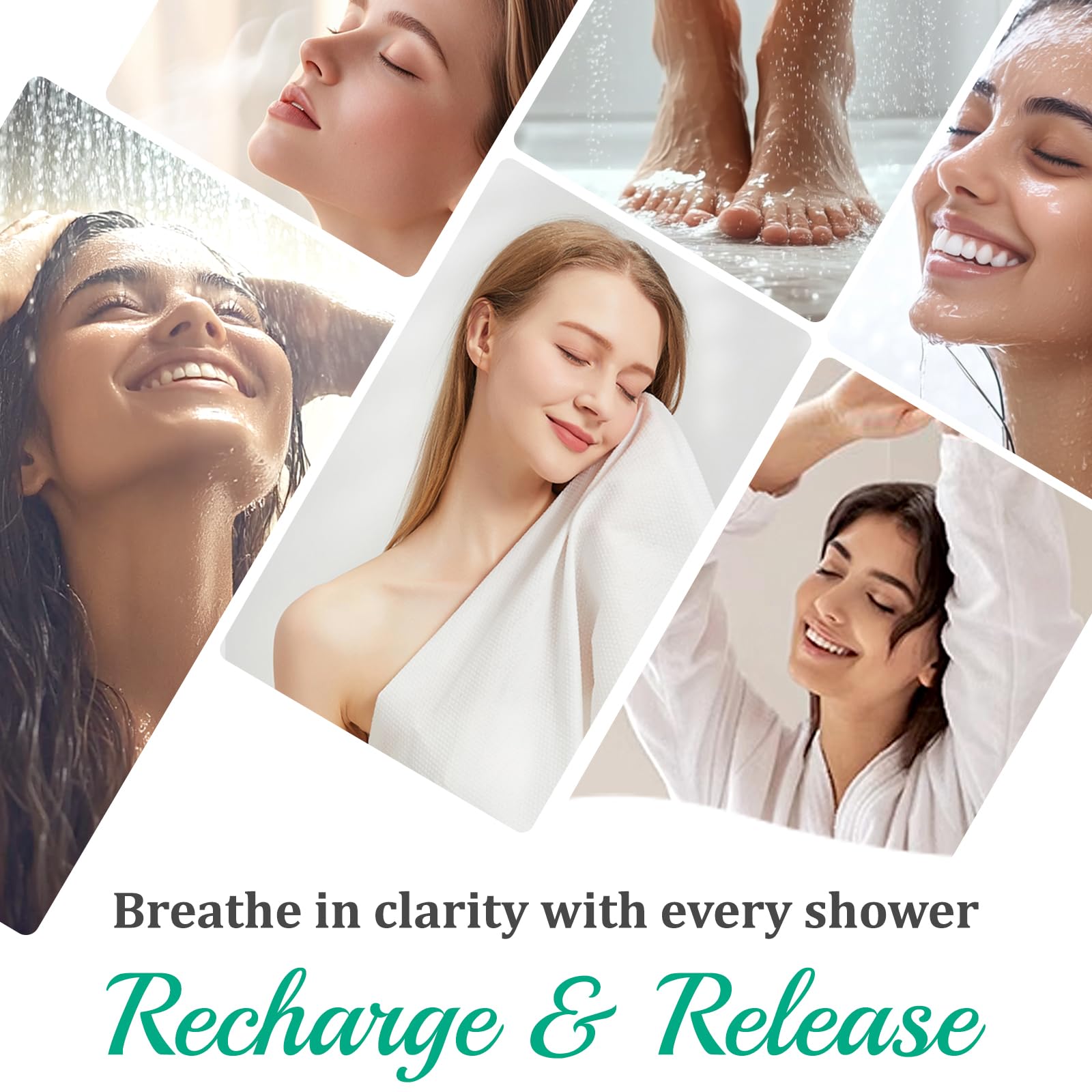 Maybeluck steamers on bathroom shelf ready for daily self-care.