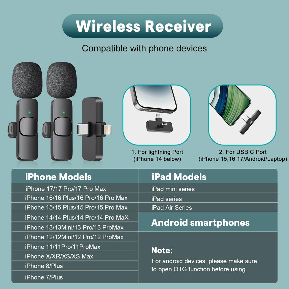 MAYBESTA receiver with longer reach fits behind most phone cases, enabling easier filming.