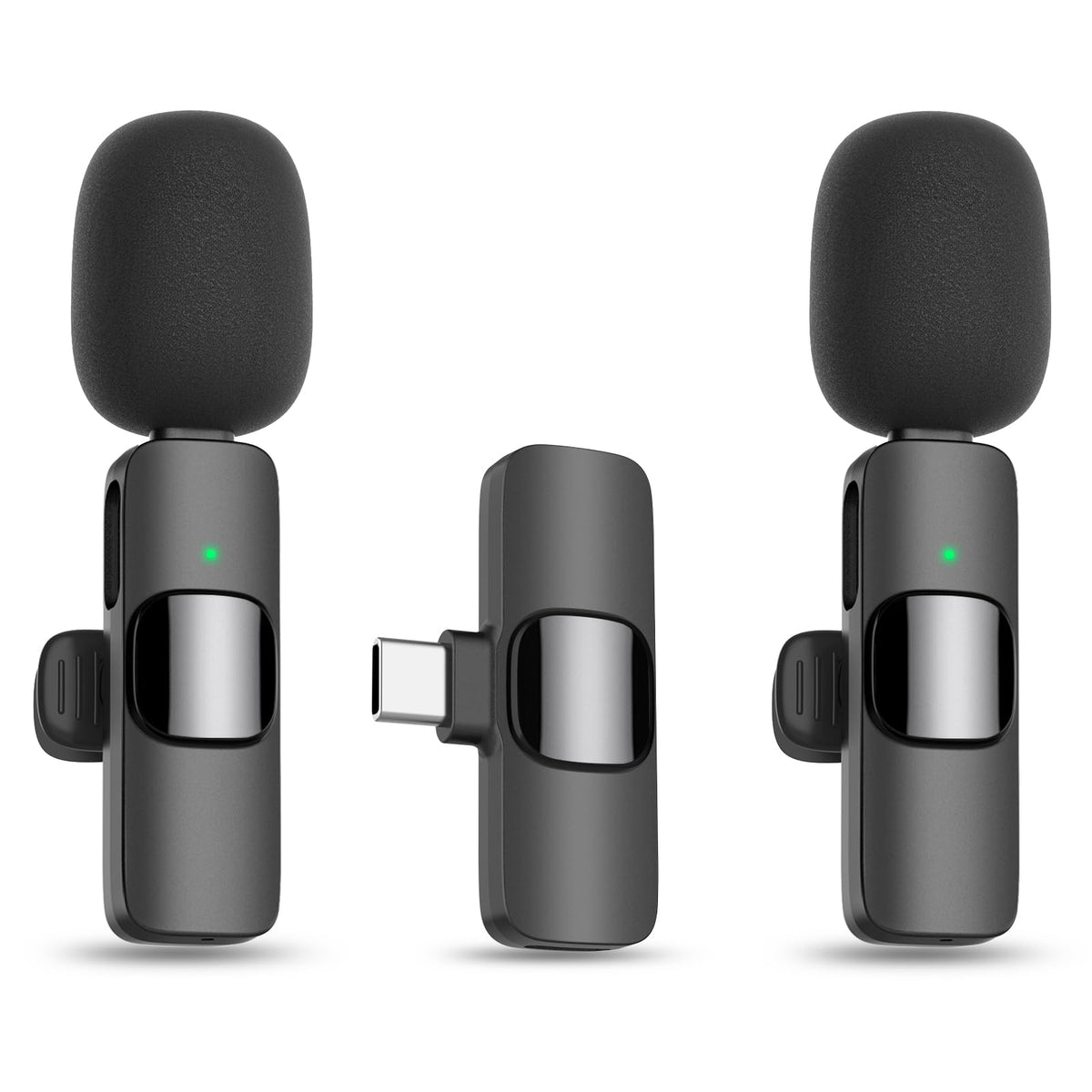 Maybesta wireless lavalier microphone clip-on for crisp dialogue in vlogs.