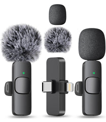 MAYBESTA wireless mini mic with iPhone compatibility for seamless mobile recordings.