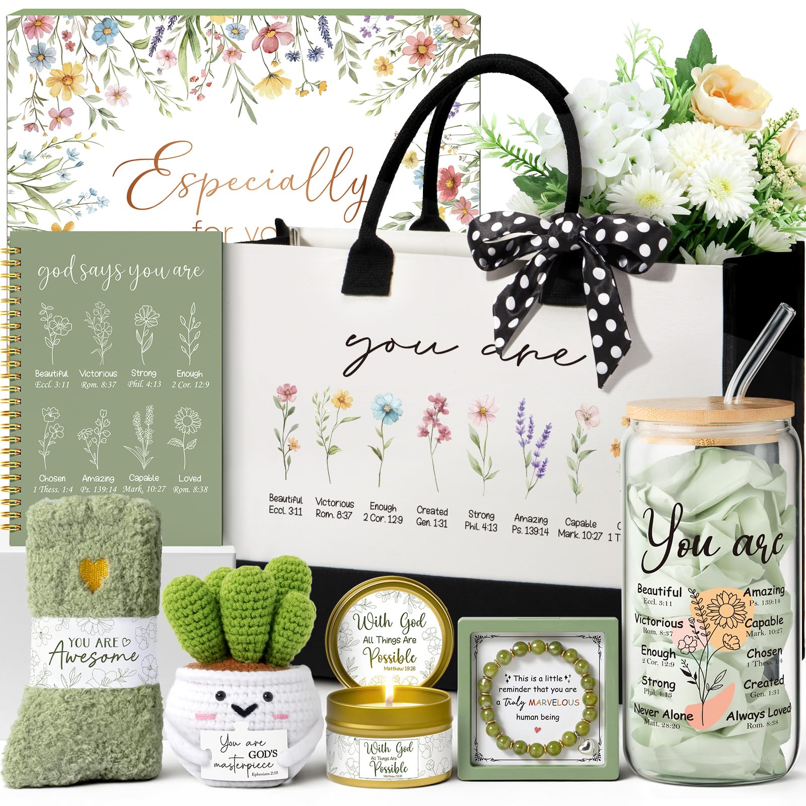 Mayicivo canvas tote bag, spacious daily carry for faith-inspired gifts on-the-go.