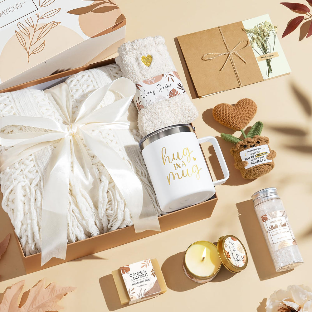 MAYICIVO elegant gift box elevates presentation of a thoughtful care package