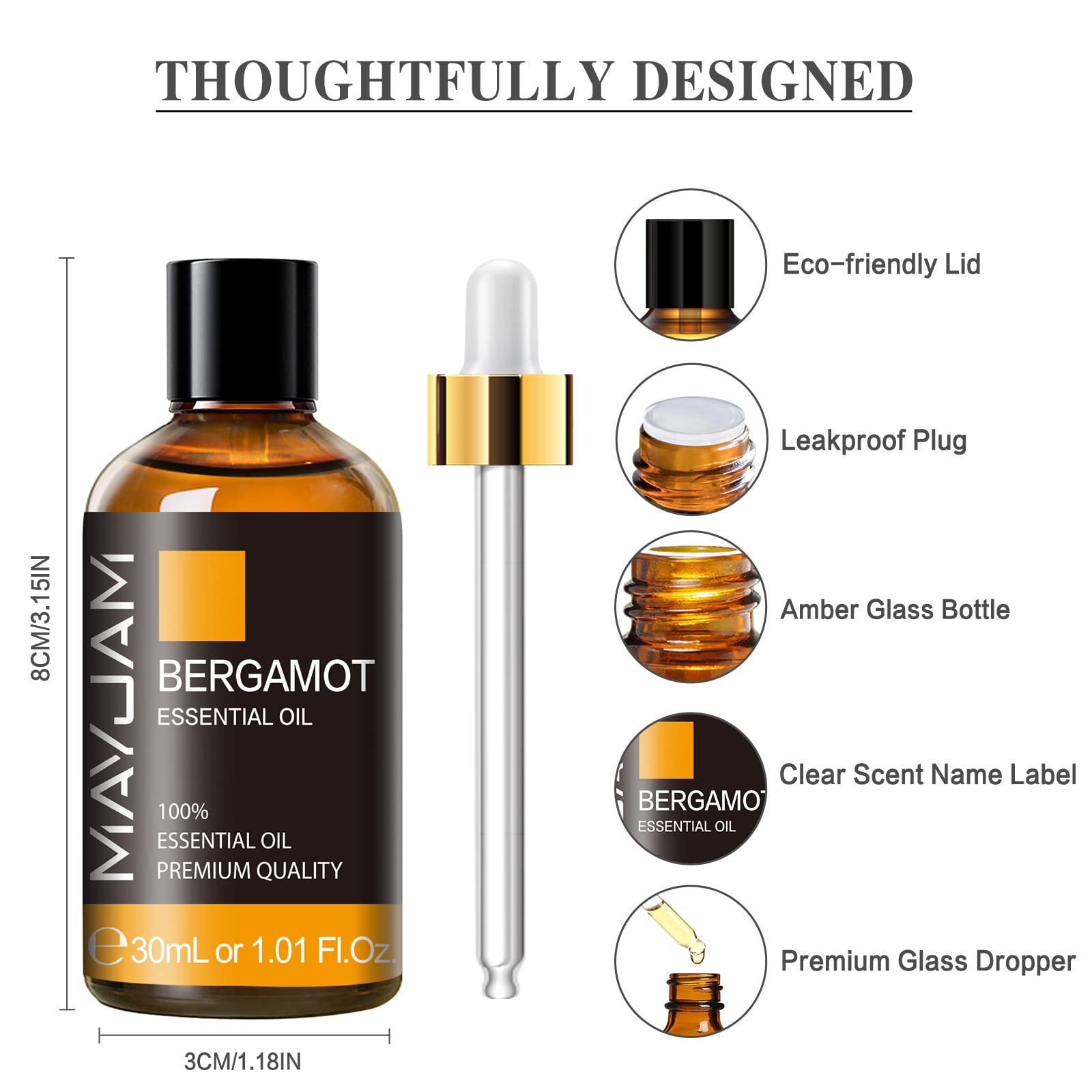 MAYJAM Bergamot oil used in candle making setup