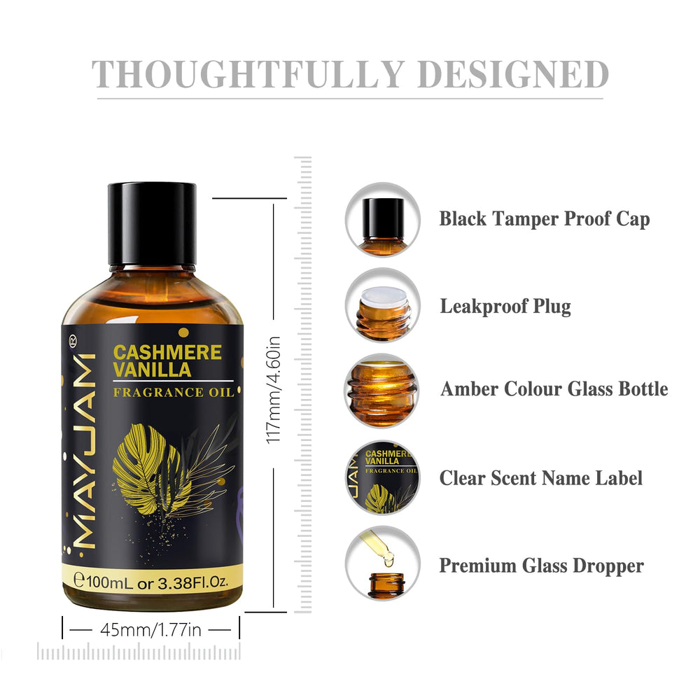 MAYJAM amber glass bottle preserves fragrance quality