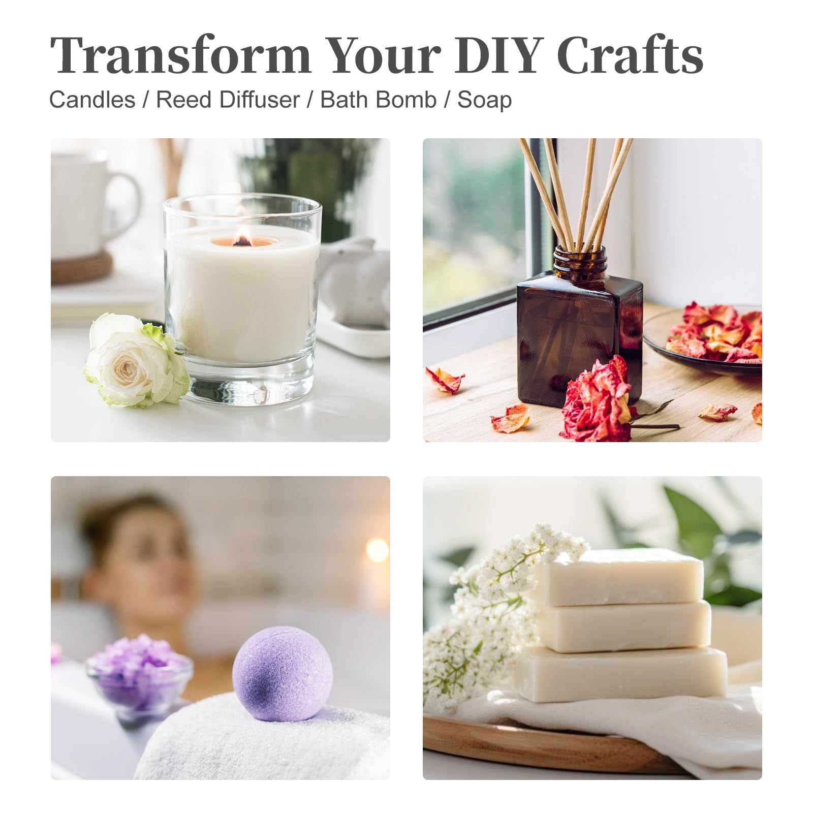 MAYJAM Cashmere Vanilla fragrance for bath bombs delivers a soothing aroma