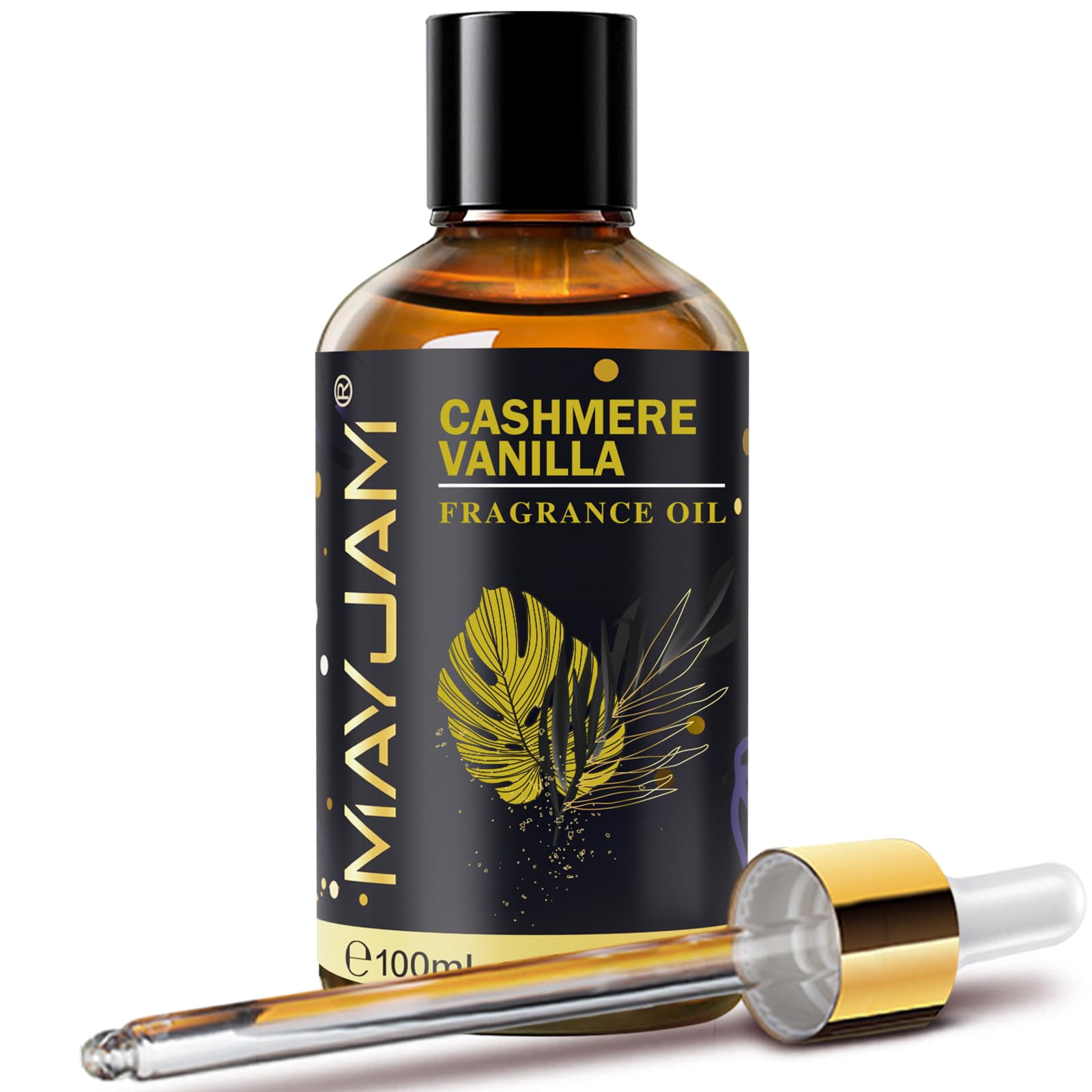 MAYJAM Cashmere Vanilla fragrance oil bottle ready for diffusers and DIY projects