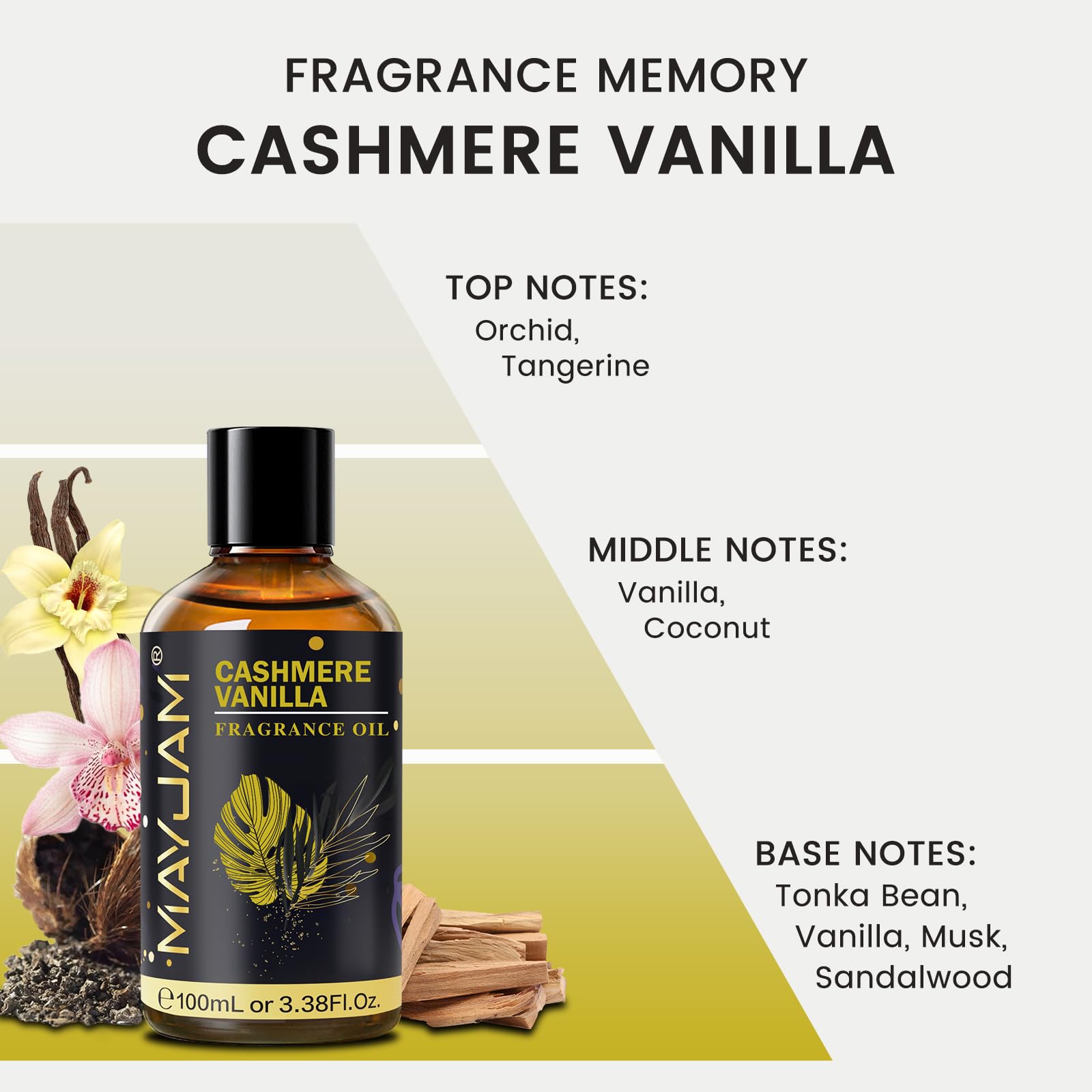 MAYJAM Cashmere Vanilla fragrance for handmade soaps enhances scent