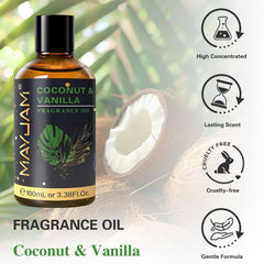Glass dropper for precise fragrance dosing with MAYJAM oil