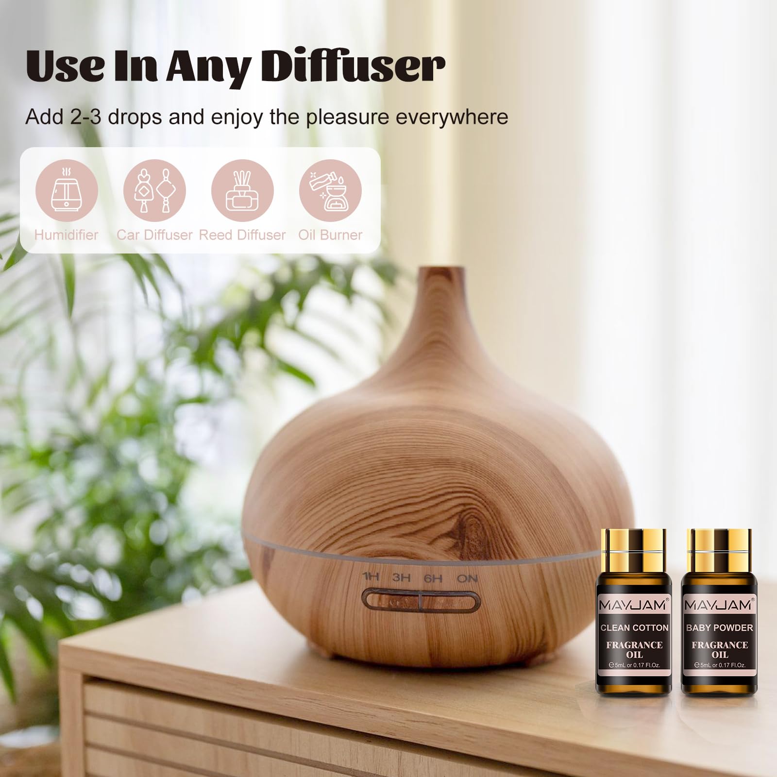 MAYJAM fragrance oils for candle making with depth and warmth