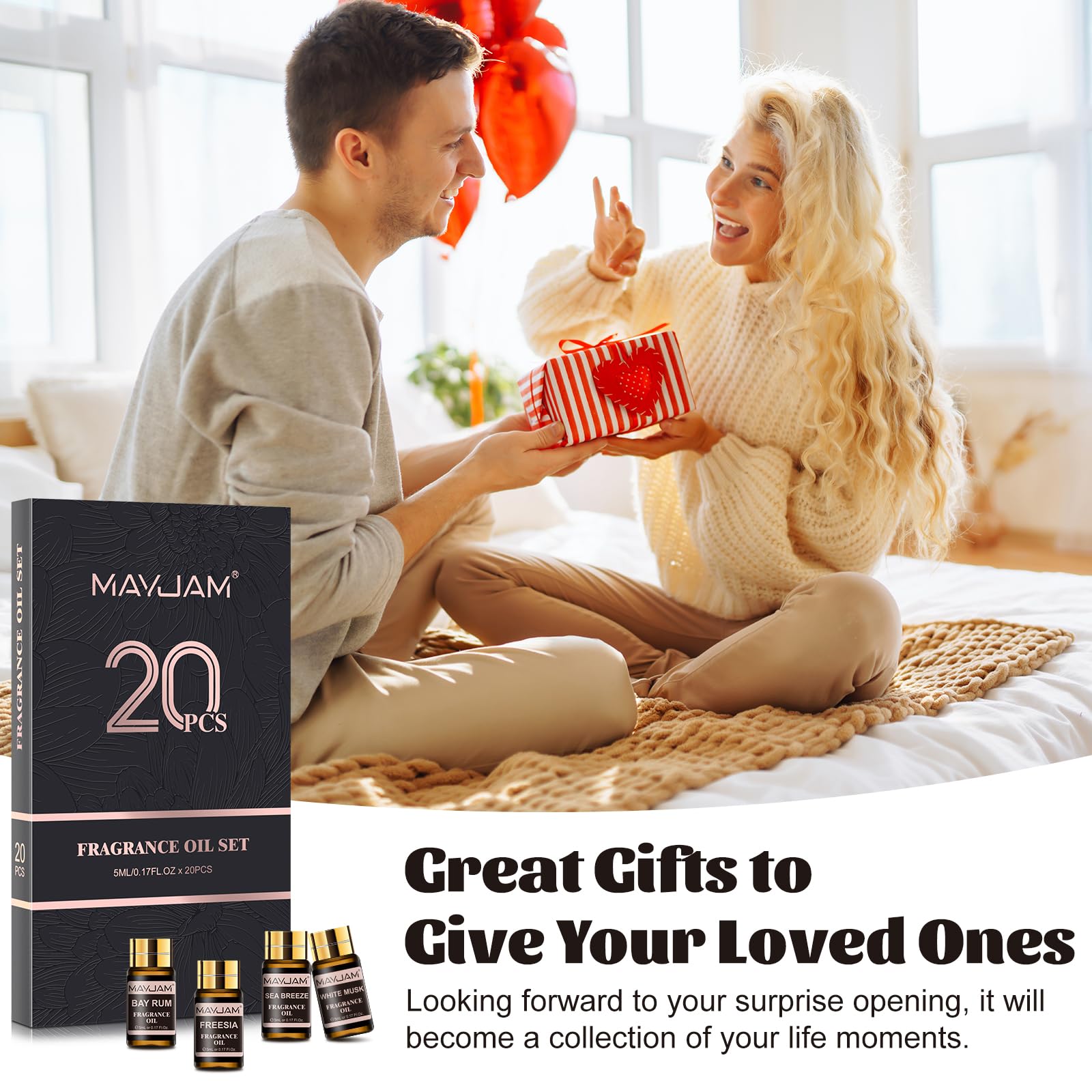 Elegant MAYJAM gift packaging suitable for gifting occasions