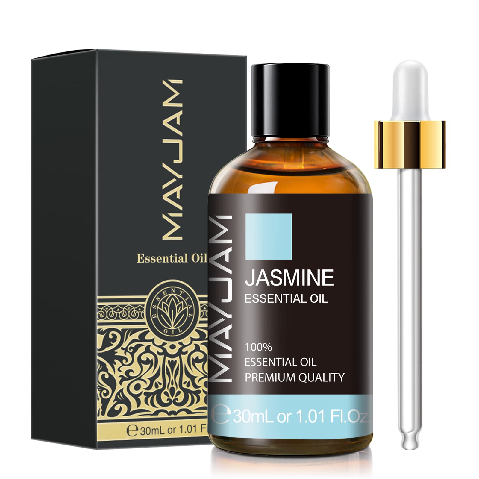 MAYJAM Jasmine Oil diffuser image promoting calm ambience
