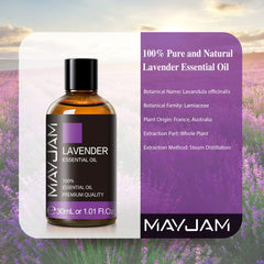 MAYJAM Lavender Oil packaging suitable for gifting