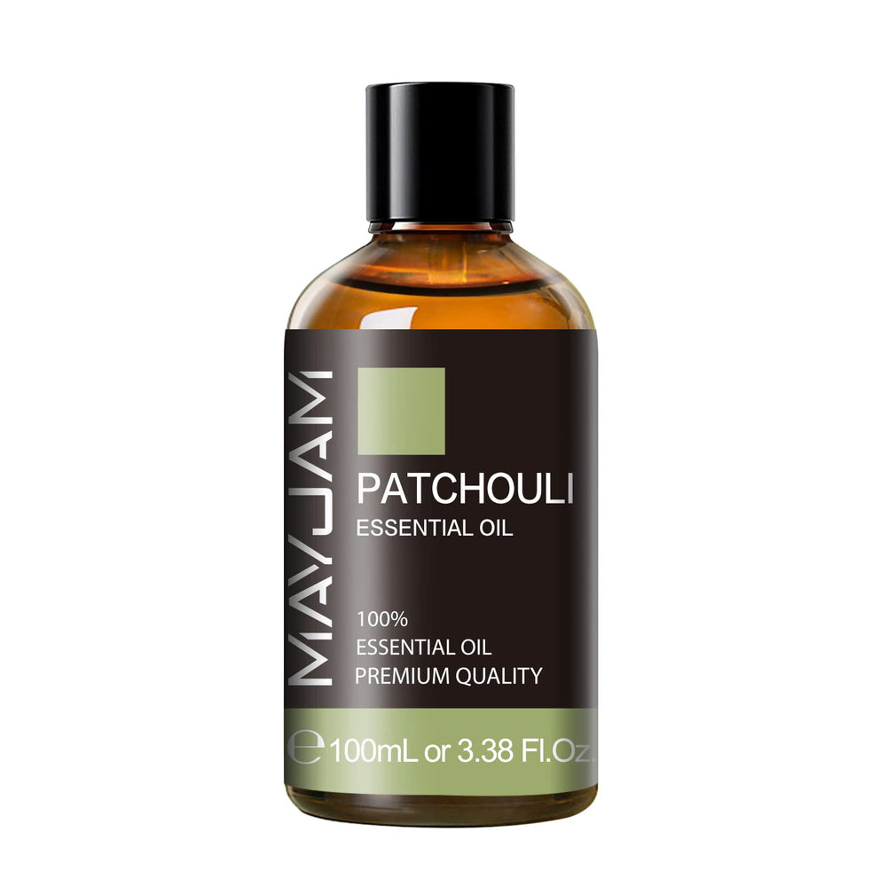 MAYJAM Patchouli Oil dropper allows precise skin and hair care application.
