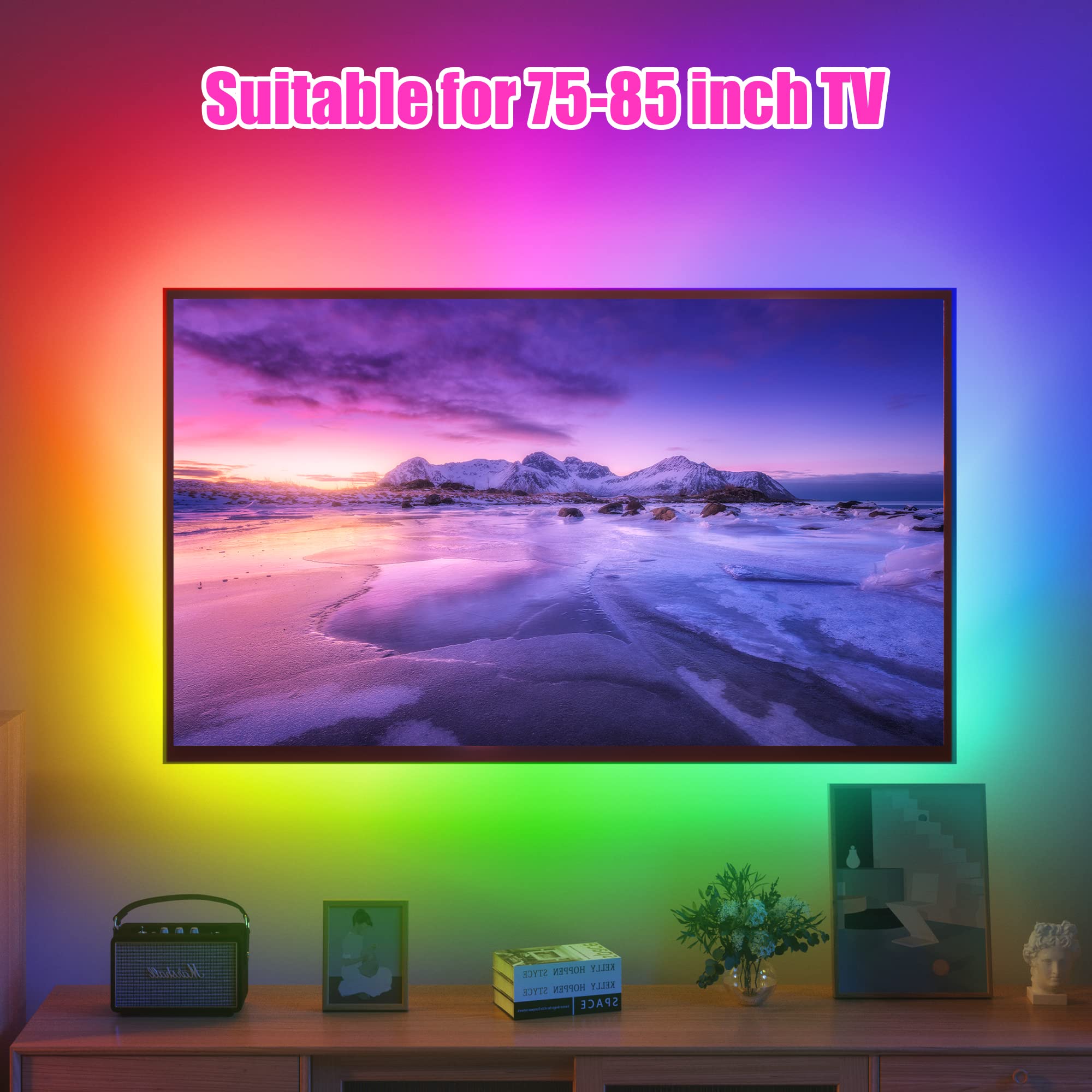 Maylit eye friendly ambient lighting for comfortable viewing