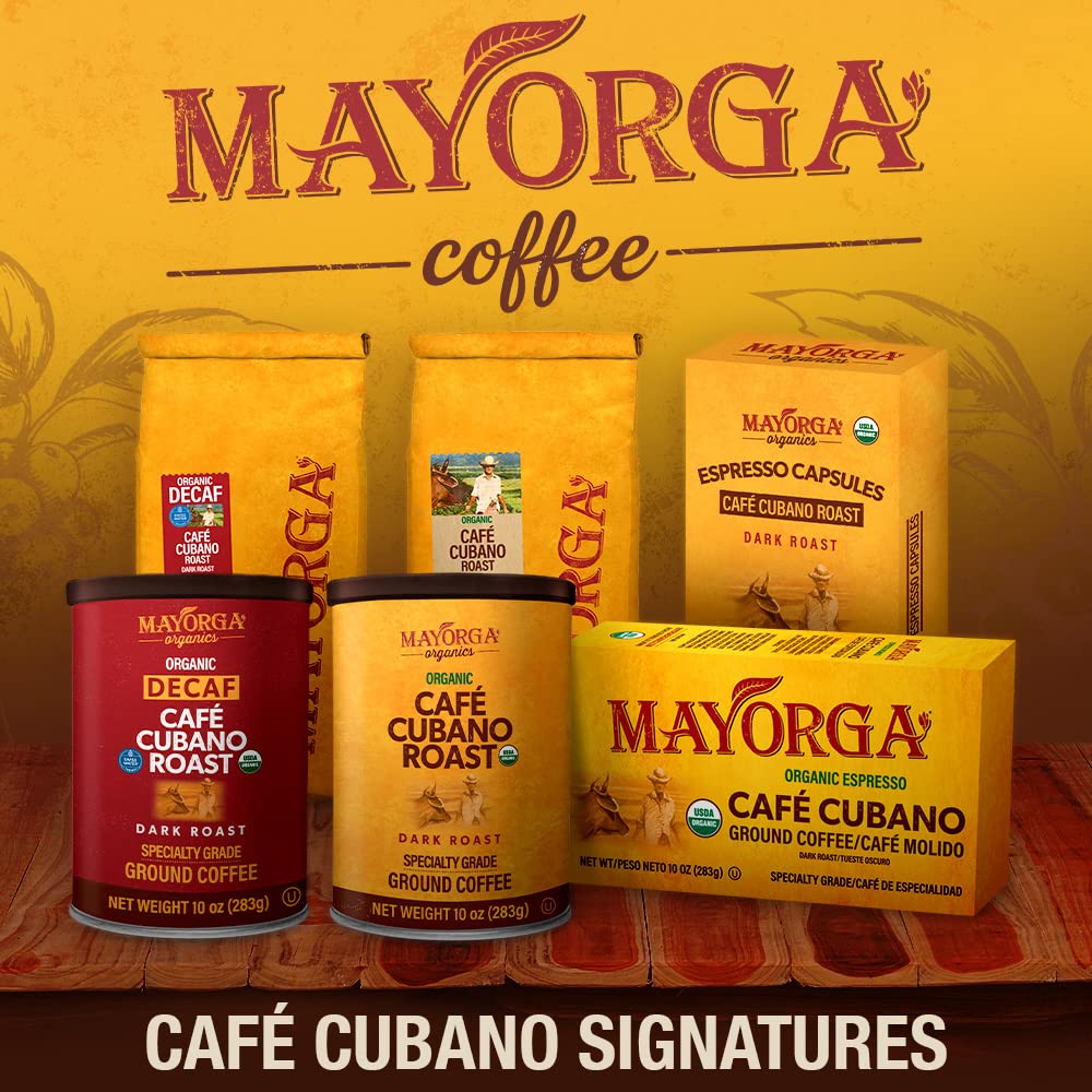 Mayorga Decaf Cubano Roast farm origin illustration and farmer partnerships.