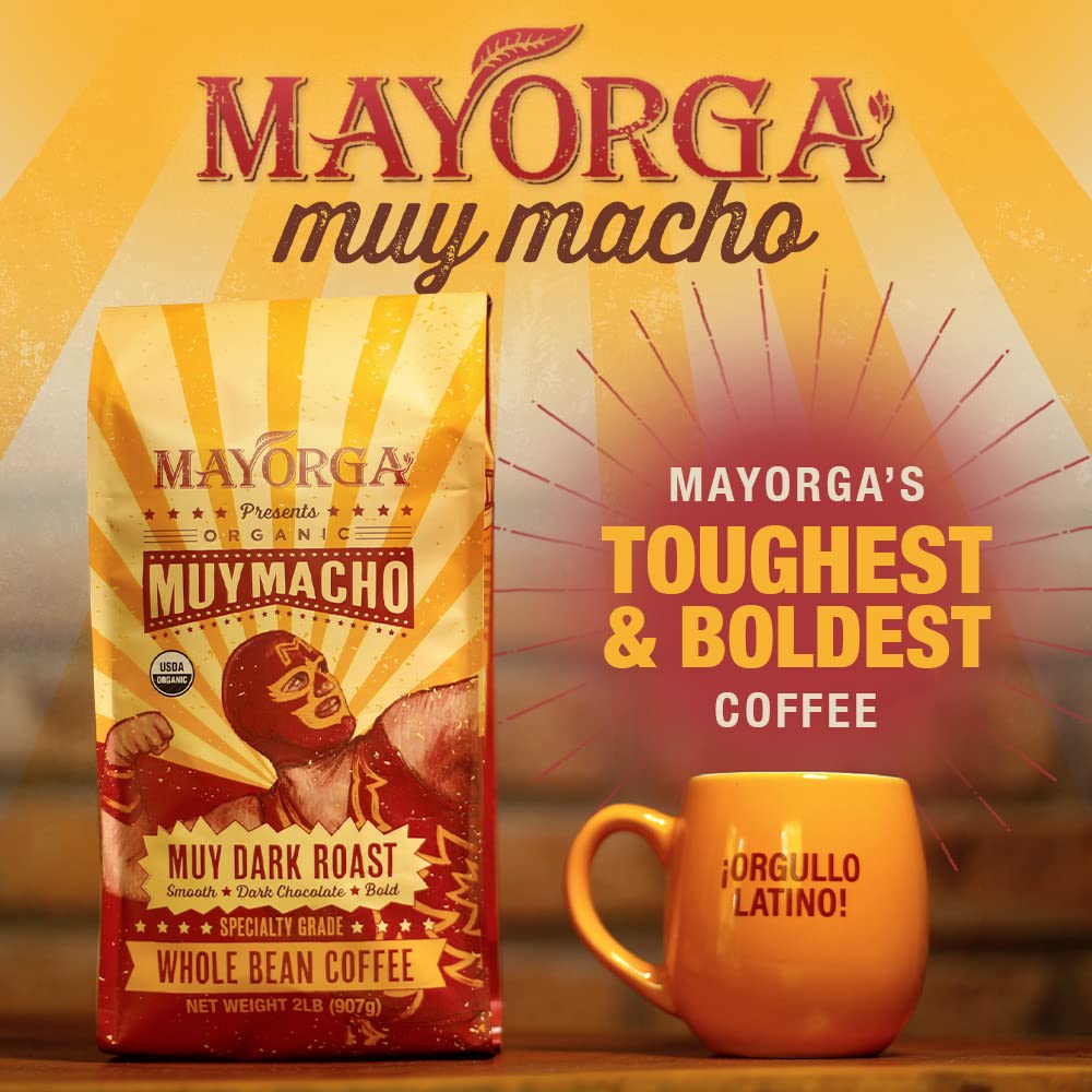 Mayorga Muy Macho coarse grind setup supports fresh, home-ground espresso or drip.