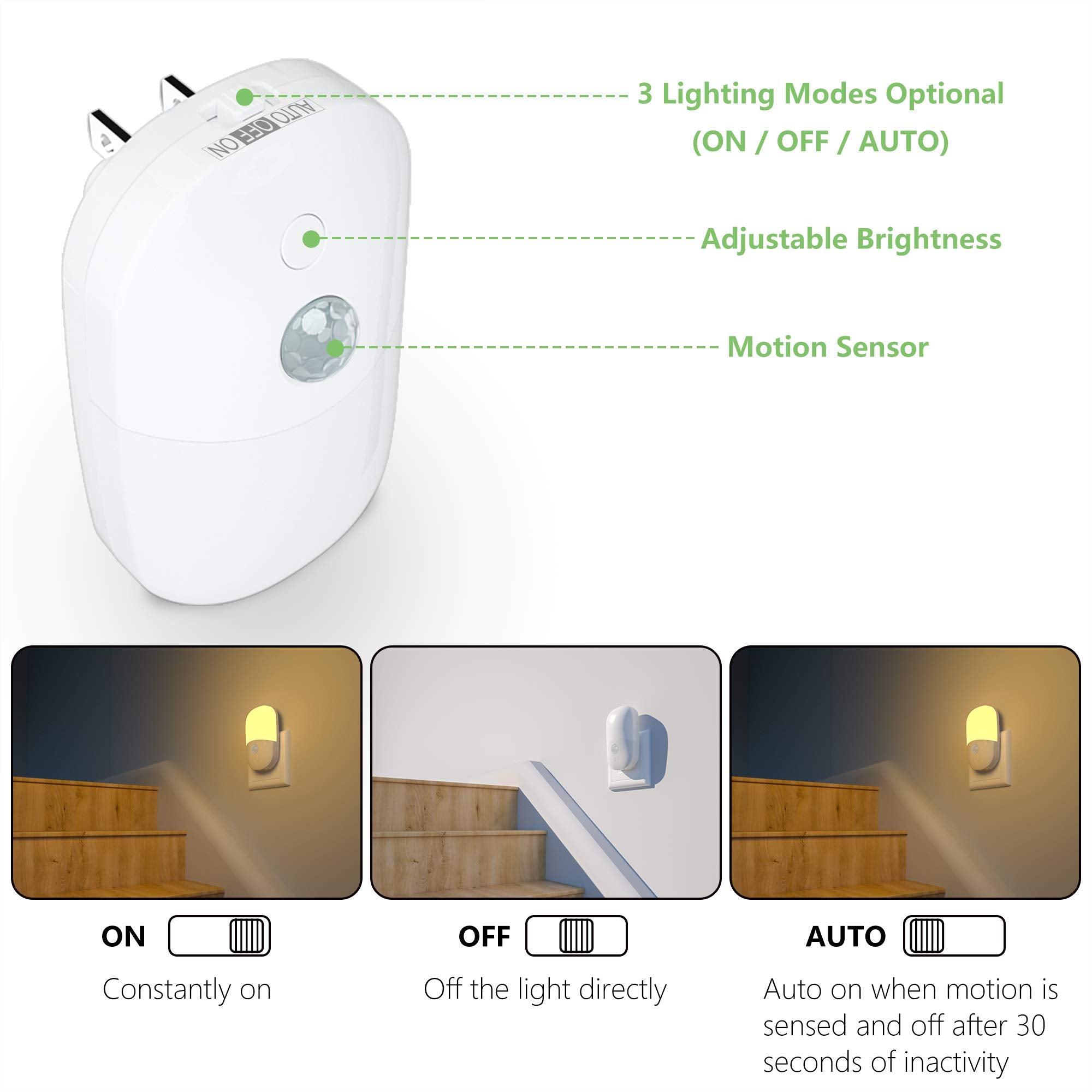 MAZ-TEK dusk-to-dawn sensor activates automatically for dim ambient lighting