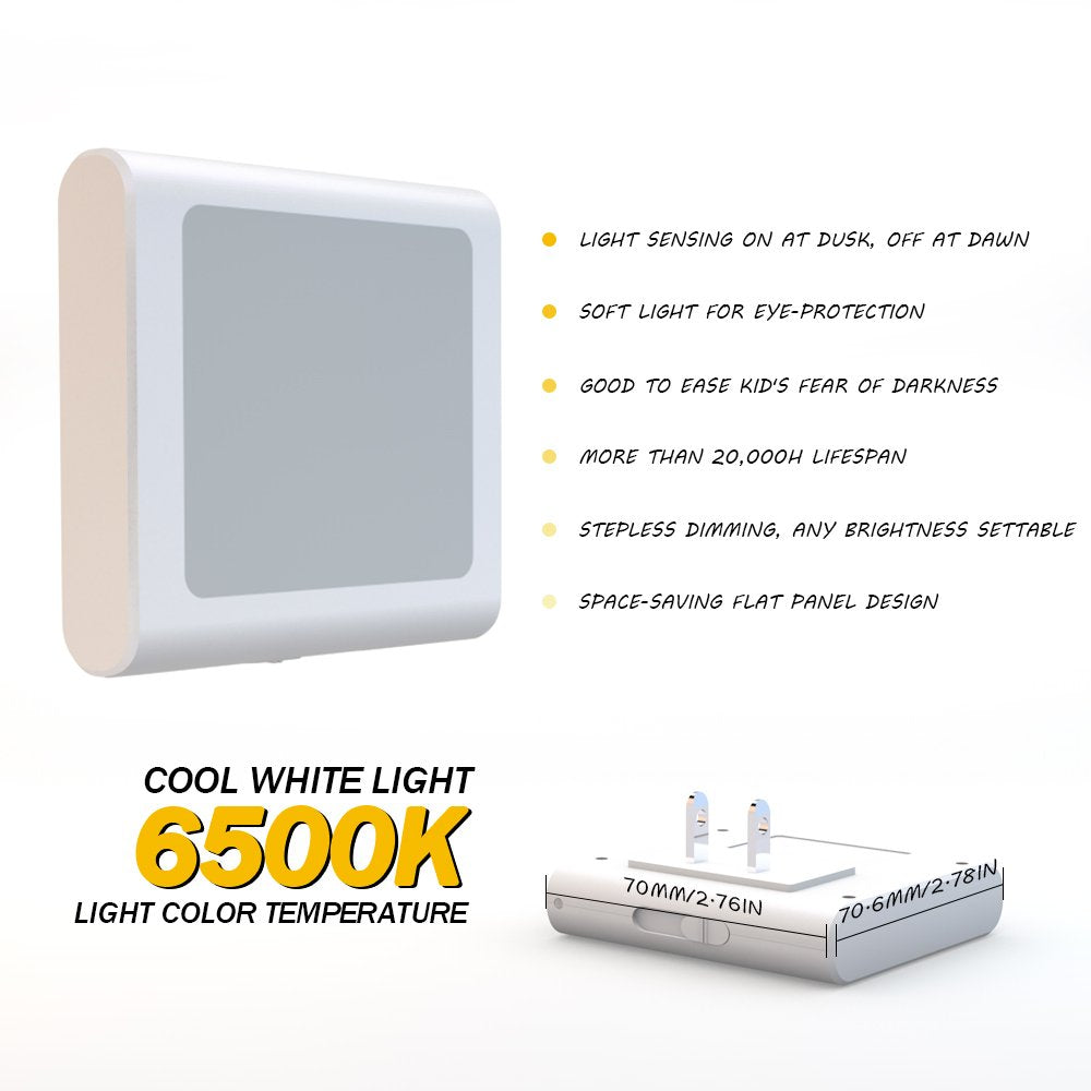 MAZ-TEK dusk-to-dawn sensor activates automatically for nighttime visibility
