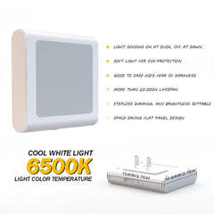 MAZ-TEK dusk-to-dawn sensor activates automatically for nighttime visibility