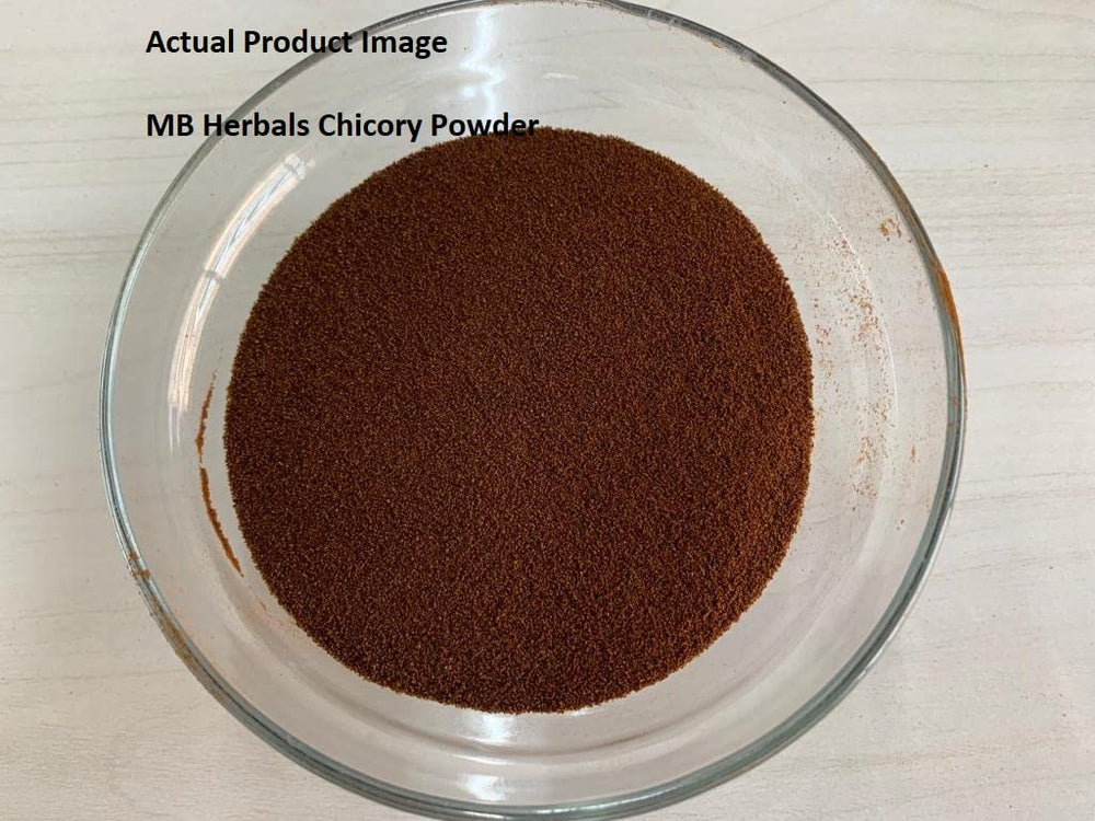 MB Herbals Chicory Powder dissolves fast in milk or water