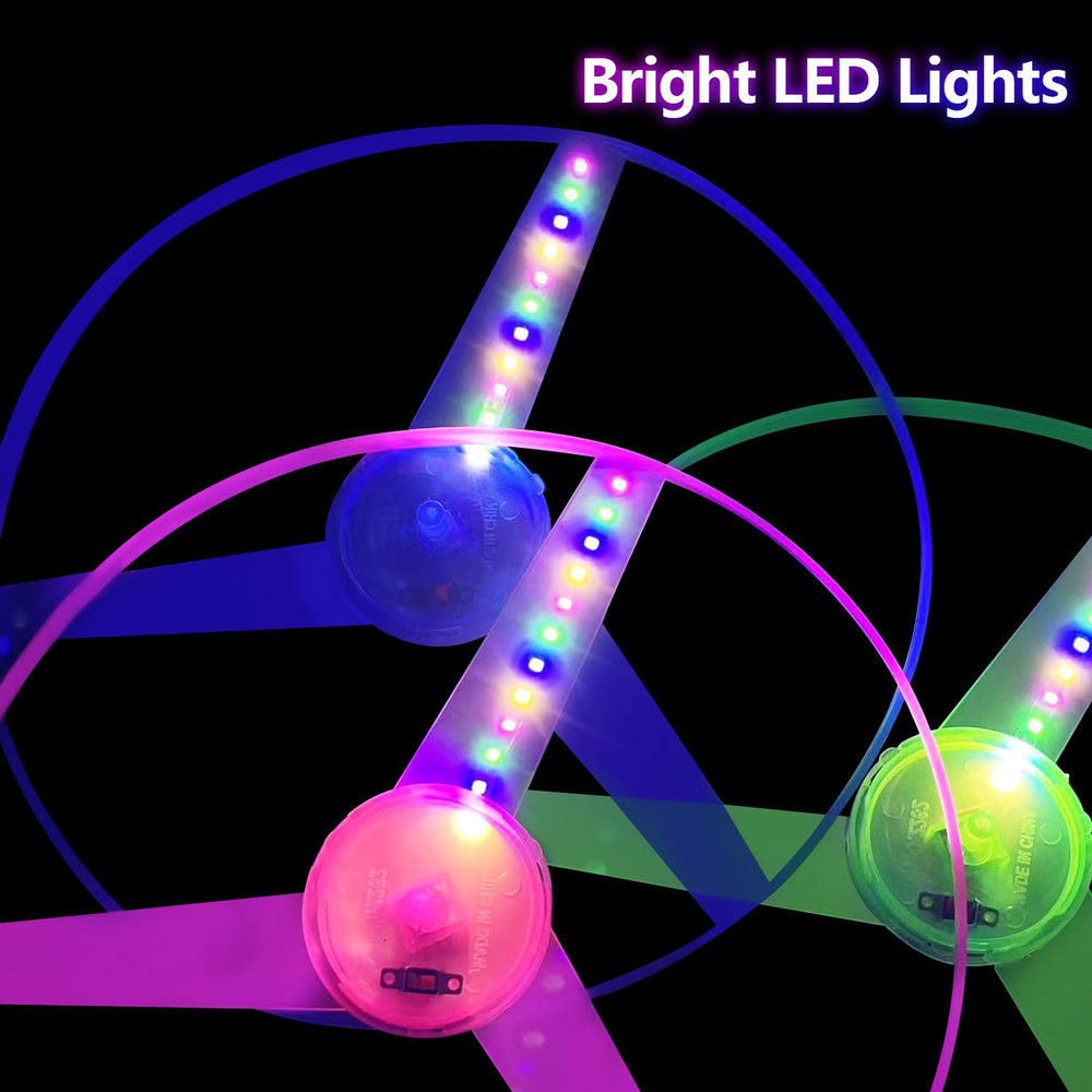 M.best flying disc lights provide bright visibility for safe outdoor nighttime play