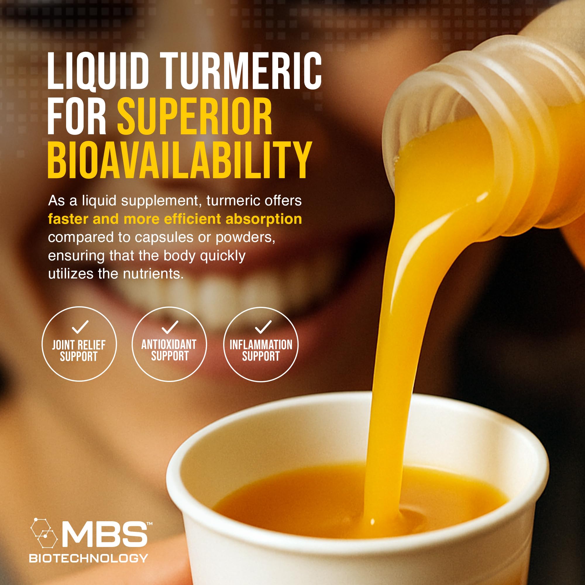 MBS Biotechnology Black Pepper BioPerine boost signals enhanced absorption.