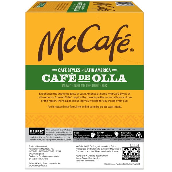 McCafé Café de Olla piloncillo swirl enhances caramel notes