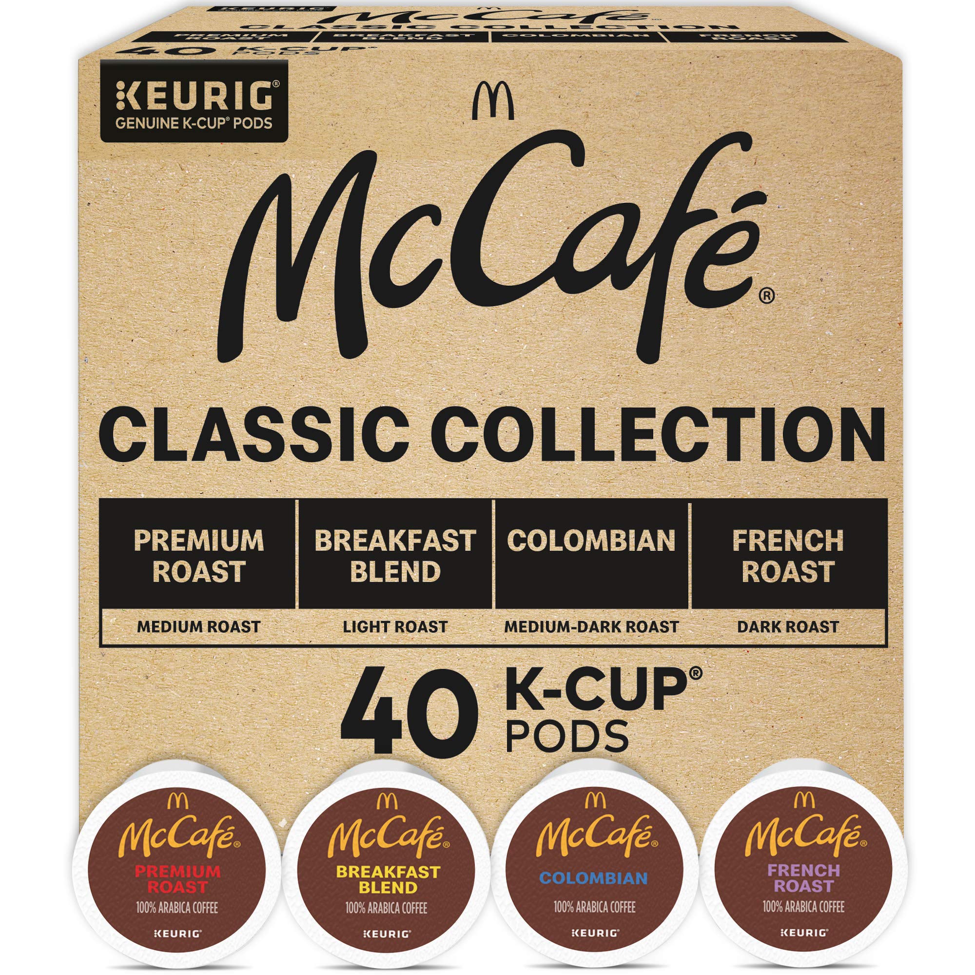 McCafé Classic Collection Premium Roast pods for quick, cafe-style mornings