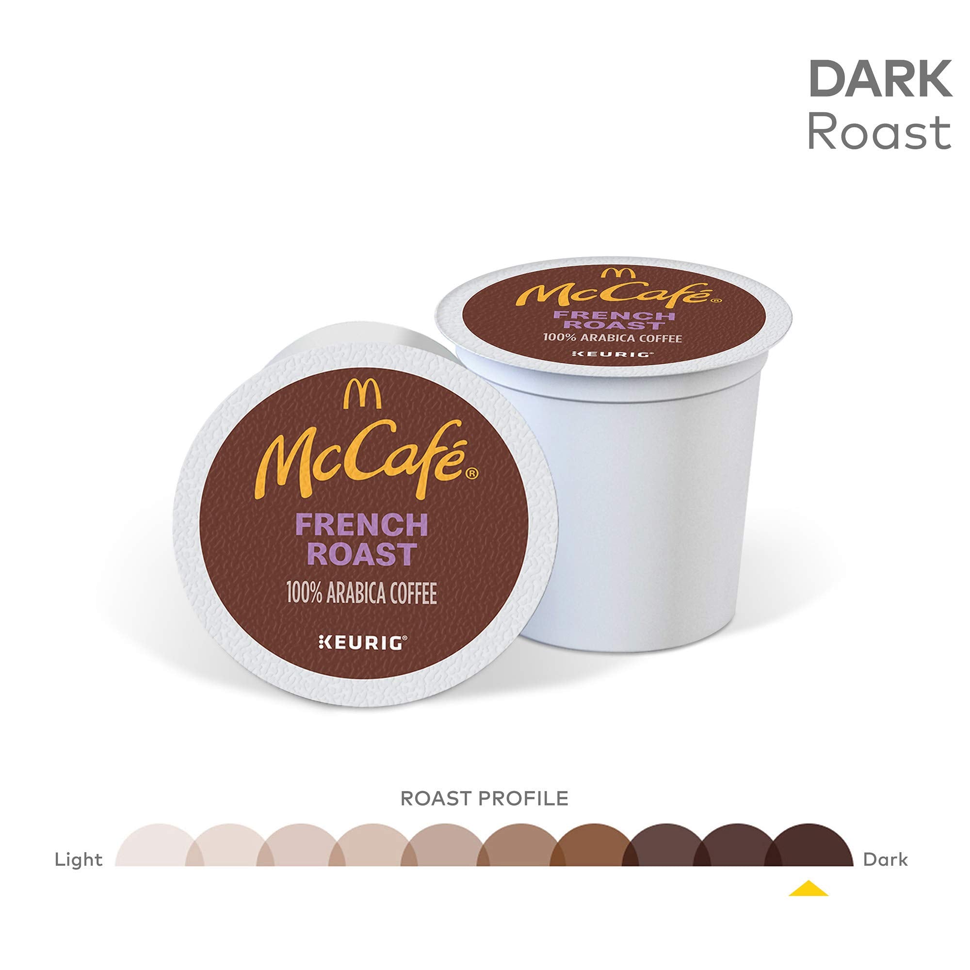 McCafé French Roast Arabica beans illustrate premium quality