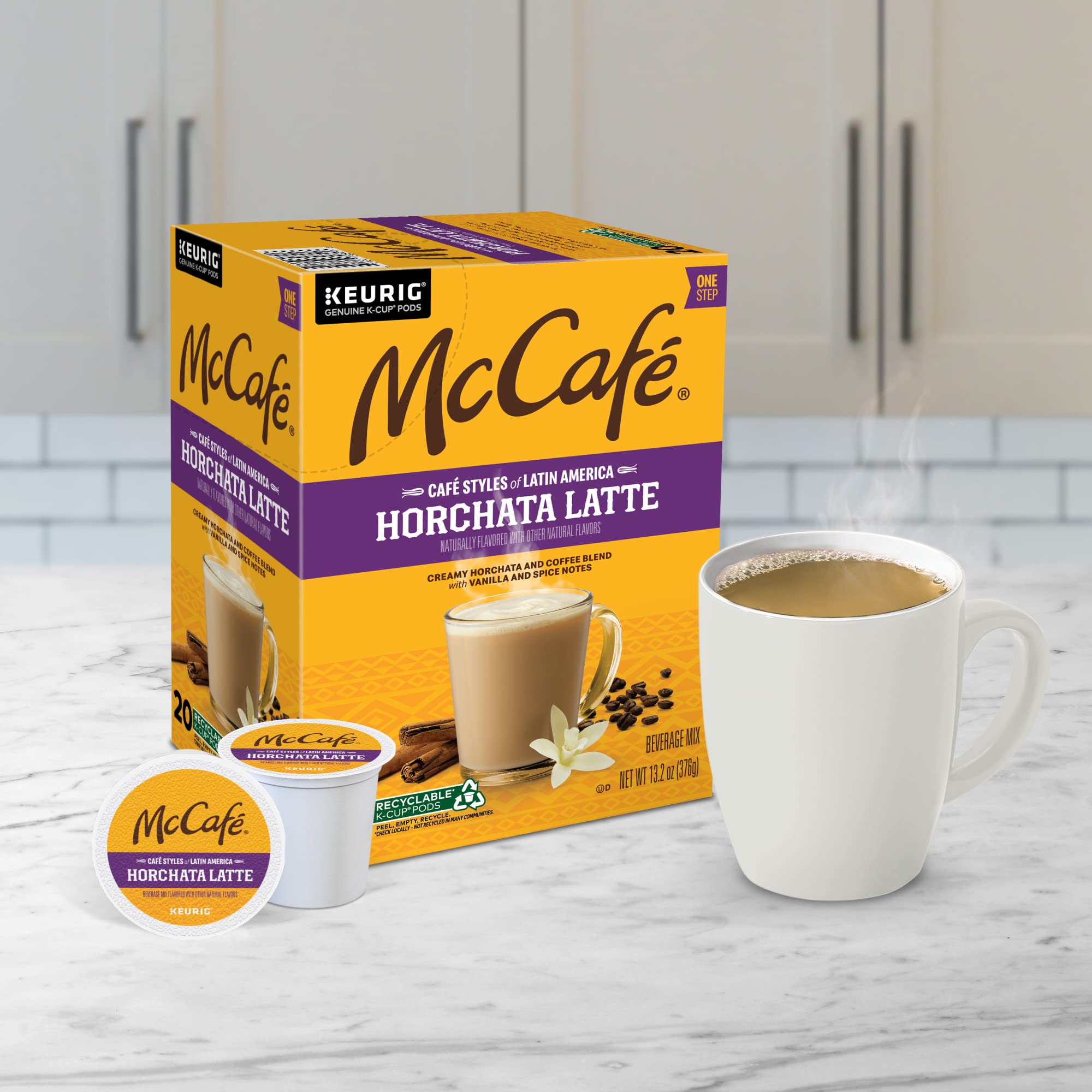 Sustainably sourced McCafé Horchata Latte coffee supporting farmers