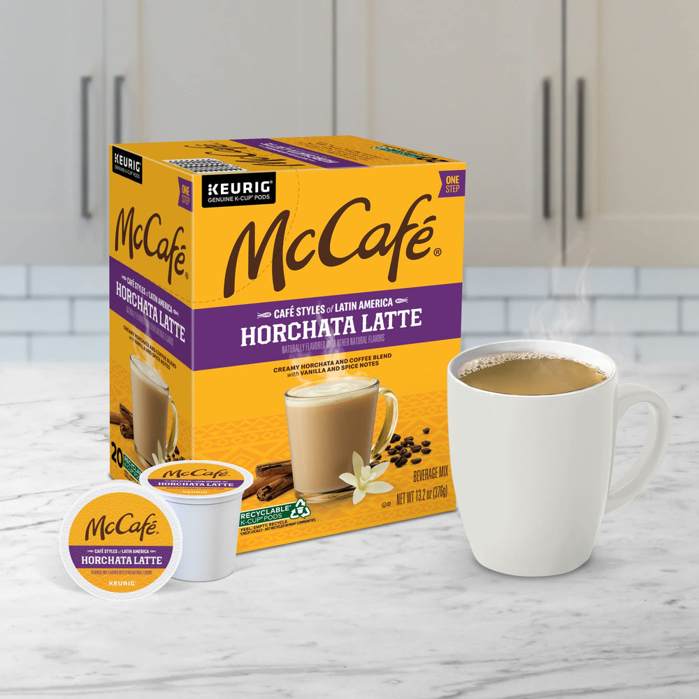 Sustainably sourced McCafé Horchata Latte coffee supporting farmers
