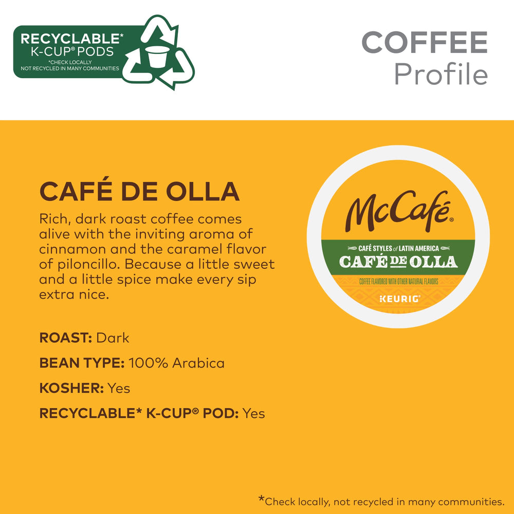 McCafé Keurig-compatible pods for quick, easy mornings