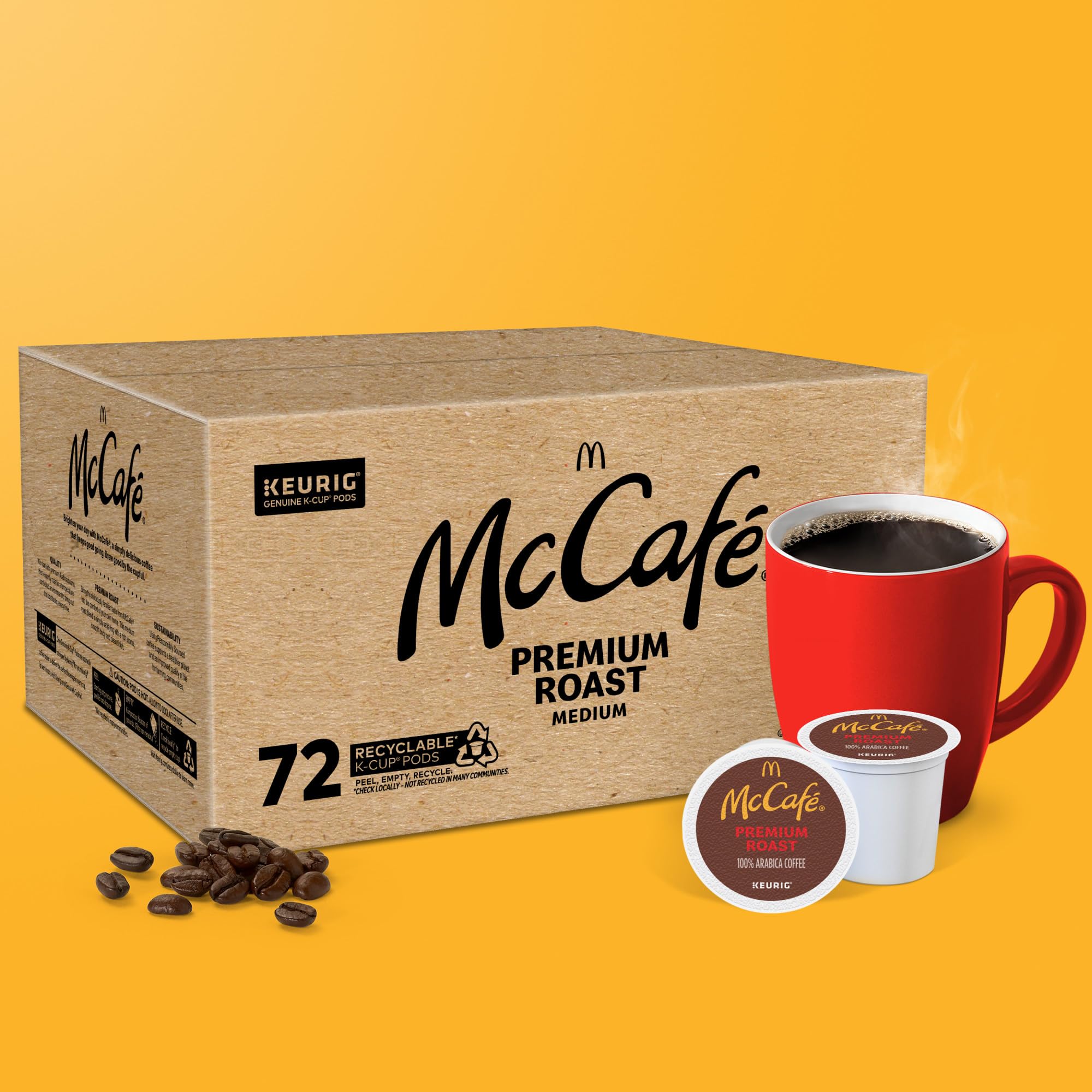 Recyclable McCafé K-Cup pods for eco-friendly usage