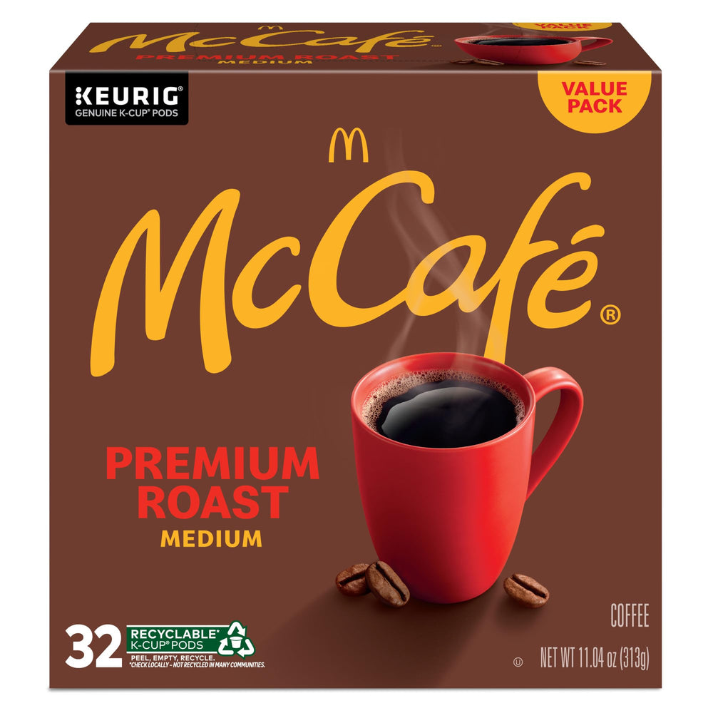 McCafé Premium Roast Keurig compatibility with single-serve brewers.