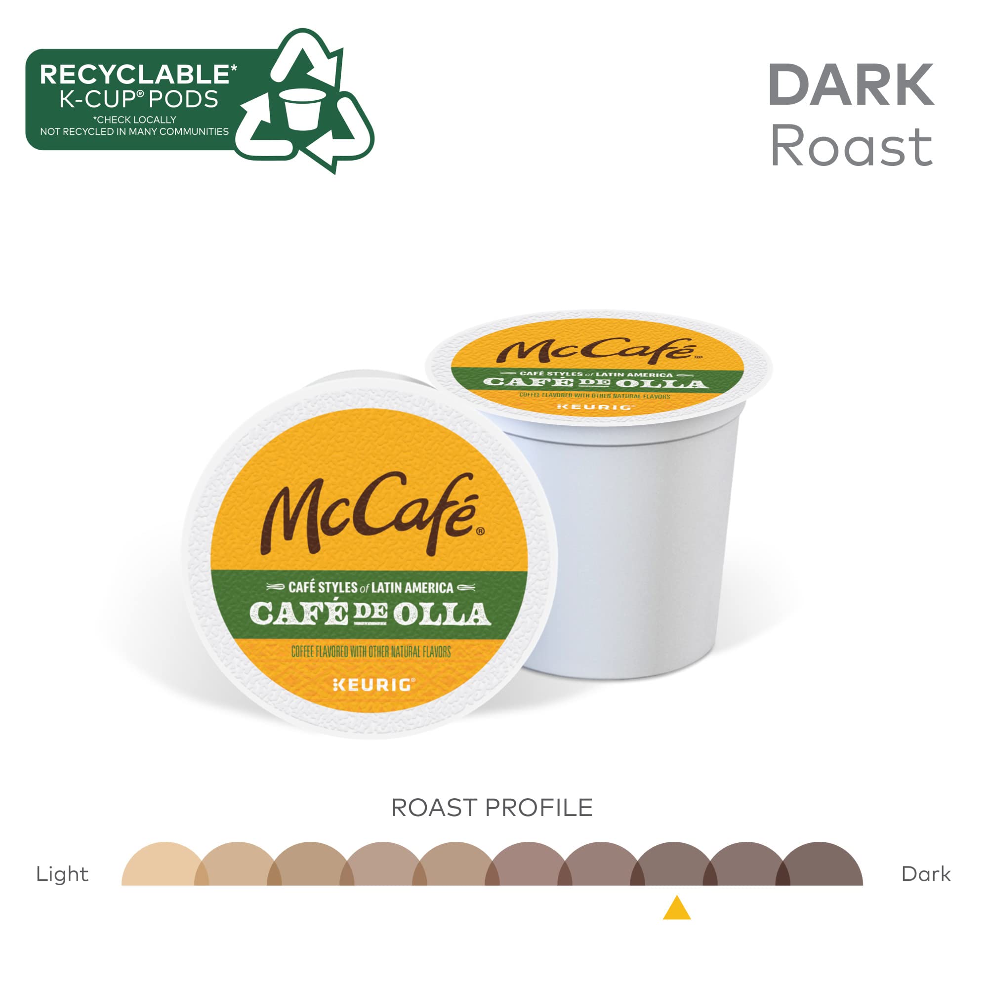 McCafé Recyclable K-Cup pods for simple disposal