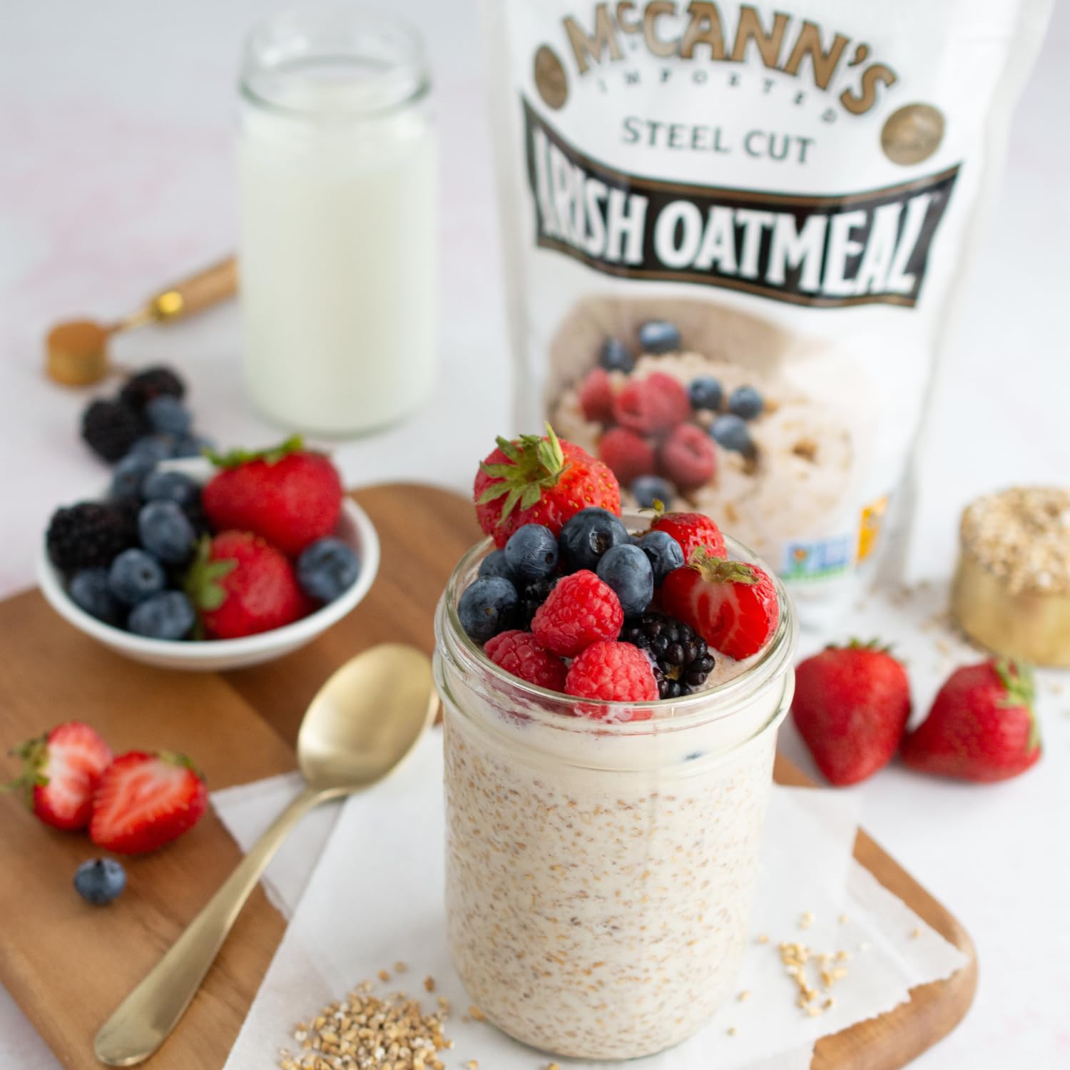 McCann's oats as a baking ingredient for wholesome treats.