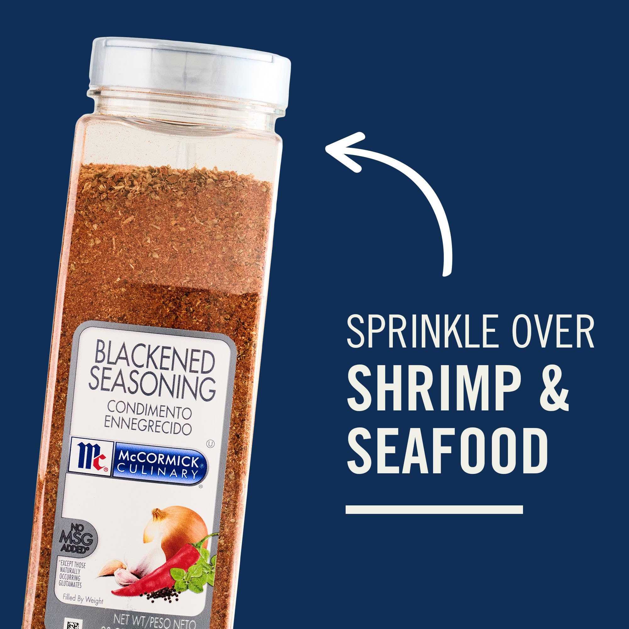McCormick Culinary Blackened Seasoning popcorn drizzle adds bold bar snack flavor