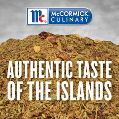 McCormick Culinary closeup of allspice and thyme reveals Caribbean depth in jerk blend.
