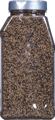 McCormick Culinary coarse grind black pepper adds color and punch to plated dishes.