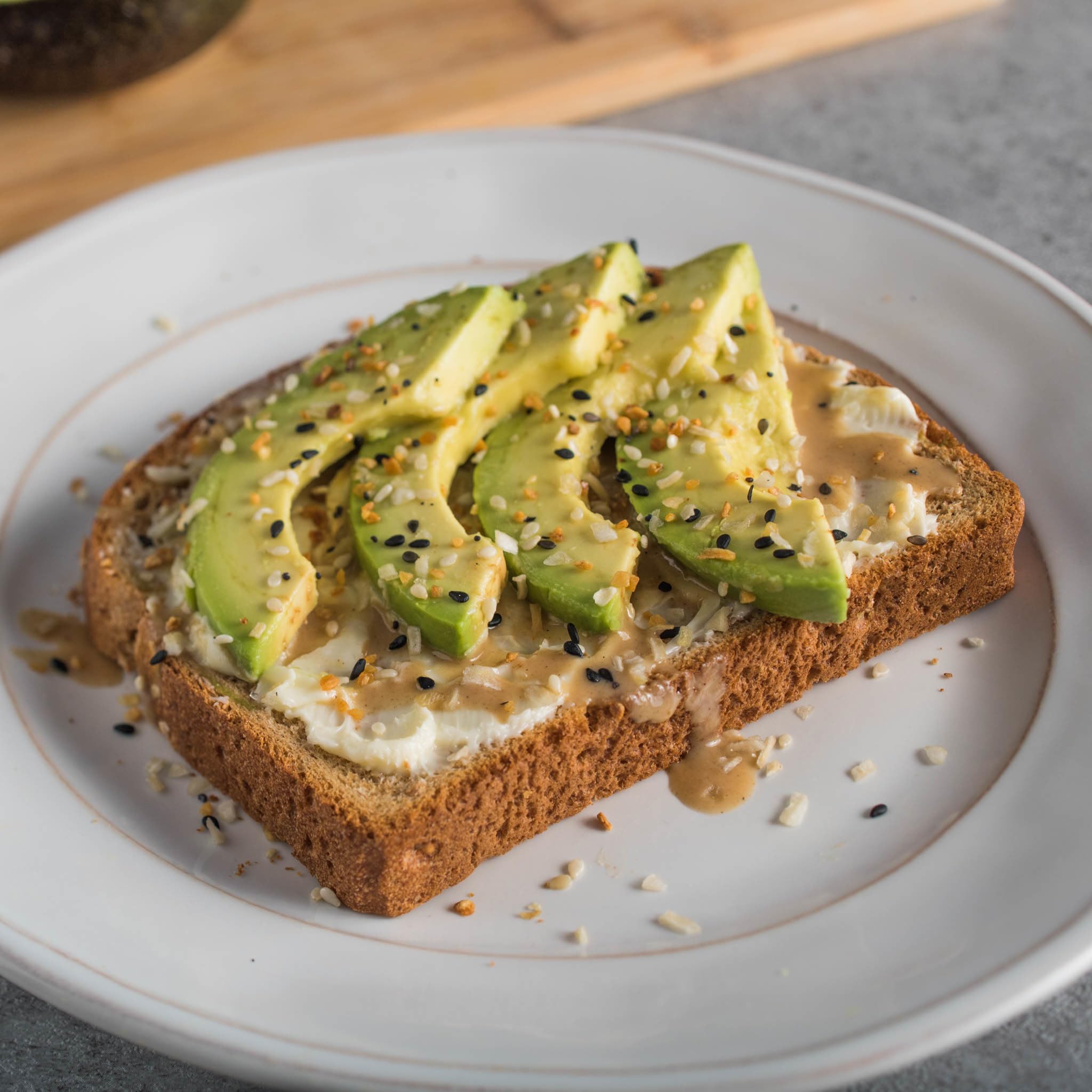 Hummus and dressings enriched with McCormick Culinary Everything Bagel Seasoning.